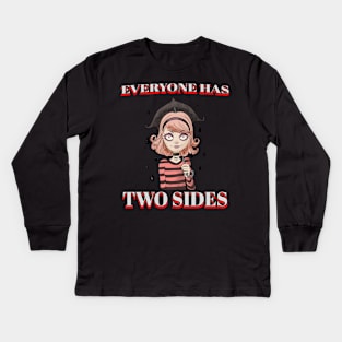 Two Sides Kids Long Sleeve T-Shirt